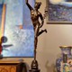 Antique sculpture "Flying Mercury".