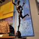Antique sculpture "Flying Mercury".