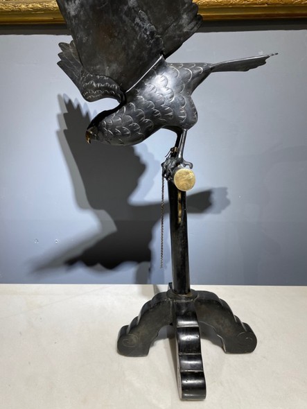 Antique sculpture "Falcon"