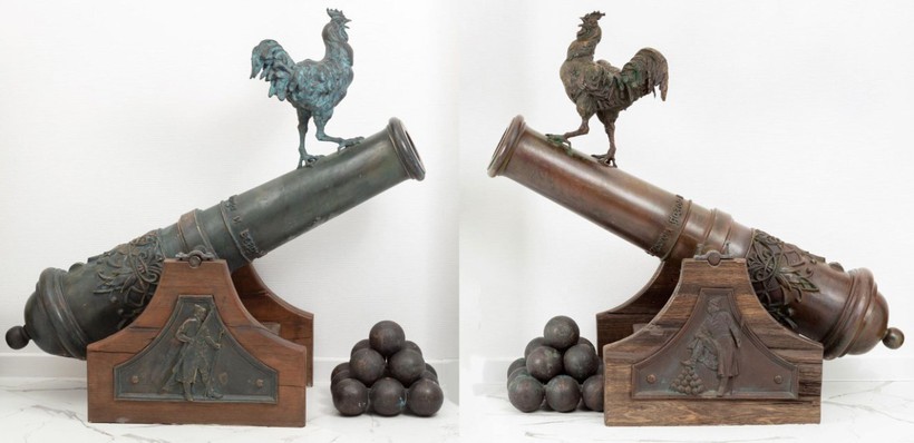 Paired sculptures "Cannons"