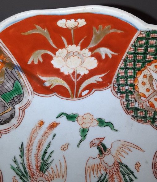 Rare porcelain plate "Imari"