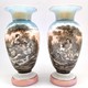 Rare pair of vases