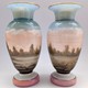 Rare pair of vases