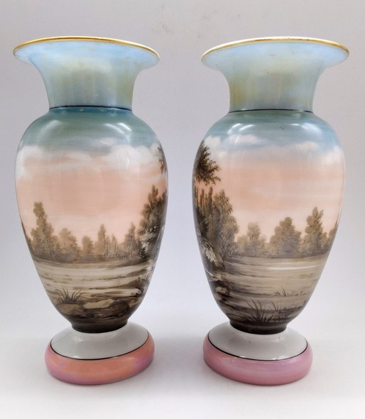 Rare pair of vases