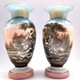 Rare pair of vases