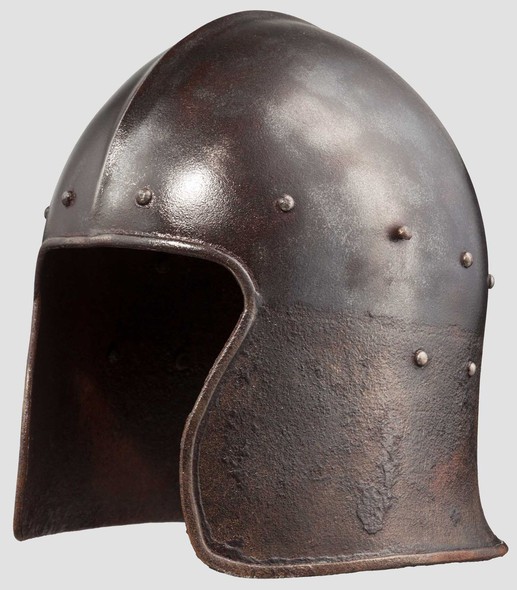 Barbute knight's helmet