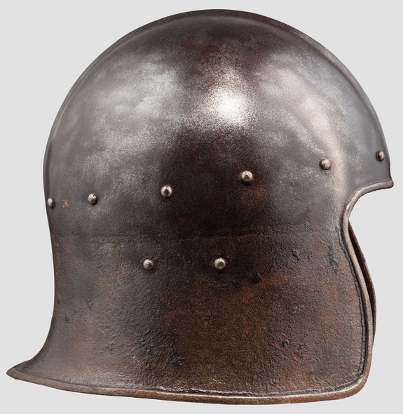 Barbute knight's helmet