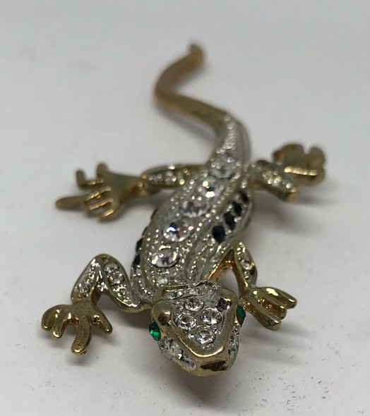 Vintage brooch "Lizard"