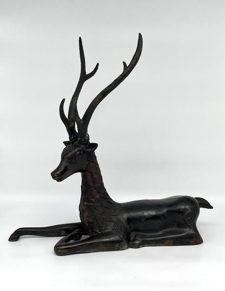 Antique sculpture "Deer"