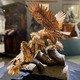 Антикварная скульптура "Совы на охоте"