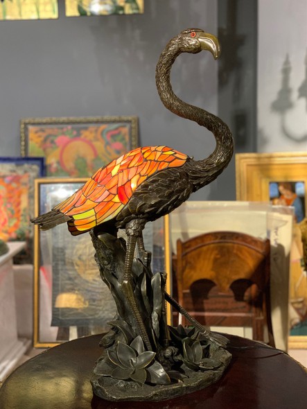 Antique lamp "Flamingo"