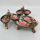 Set of antique gravy boats "mussels"