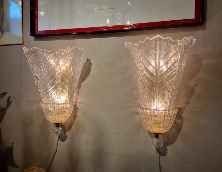 Couple sconces Barovier & Toso