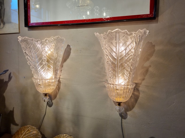 Couple sconces Barovier & Toso