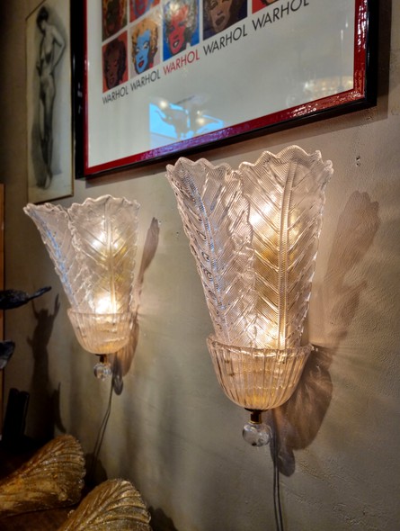 Couple sconces Barovier & Toso