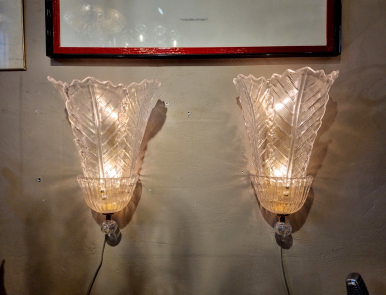 Couple sconces Barovier & Toso