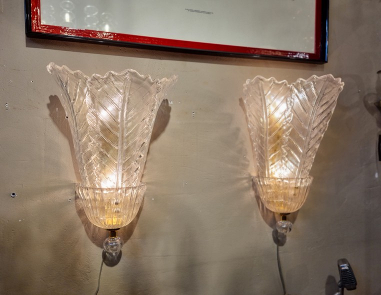 Couple sconces Barovier & Toso