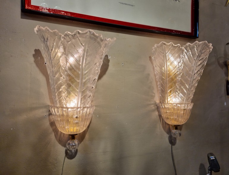 Couple sconces Barovier & Toso