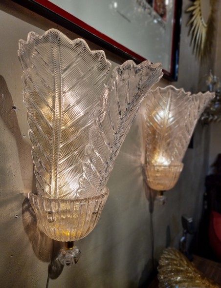 Couple sconces Barovier & Toso