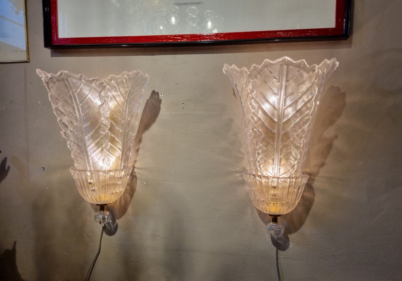 Couple sconces Barovier & Toso