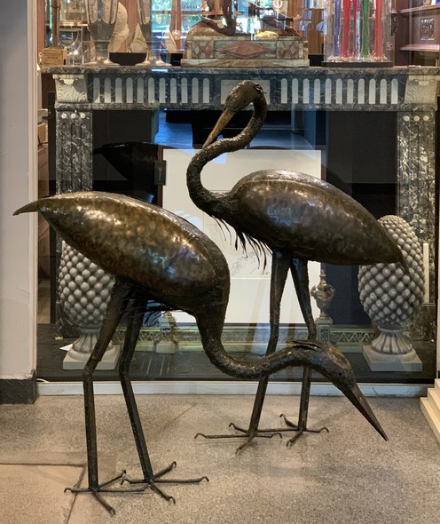 Paired sculptures "Herons"