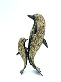 Винтажная скульптура «Дельфины»