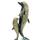 Винтажная скульптура «Дельфины»