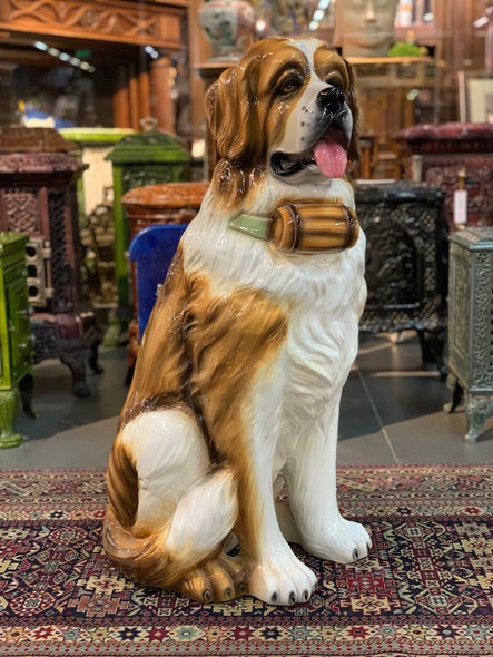 Vintage sculpture "St. Bernard"