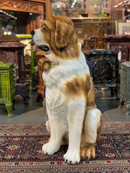 Vintage sculpture "St. Bernard"