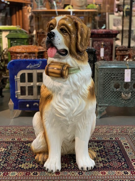 Vintage sculpture "St. Bernard"