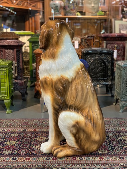 Vintage sculpture "St. Bernard"