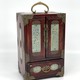 Antique box with jade