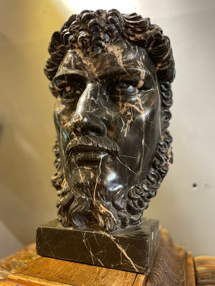 Antique sculptural portrait "Asclepius"