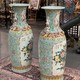 Antique large vases Famille Rose