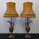 Antique pair lamps