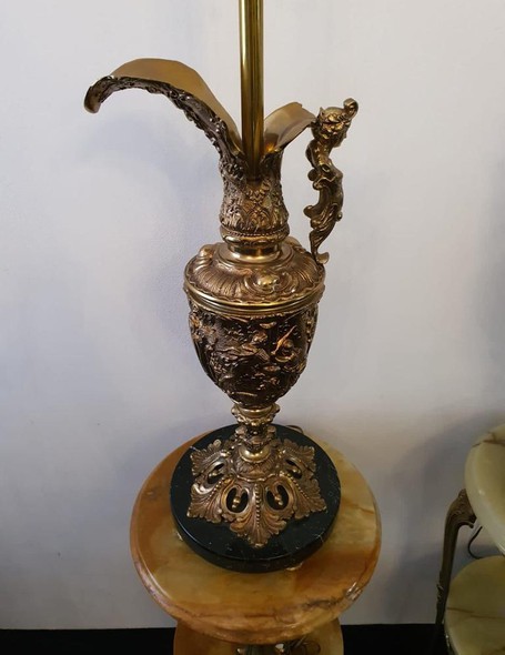 Antique pair lamps