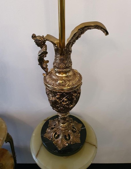 Antique pair lamps