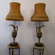 Antique pair lamps