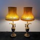 Antique pair lamps