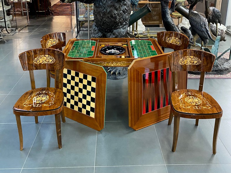 Antique game table "Casino"