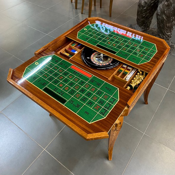 Antique game table "Casino"