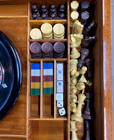 Antique game table "Casino"