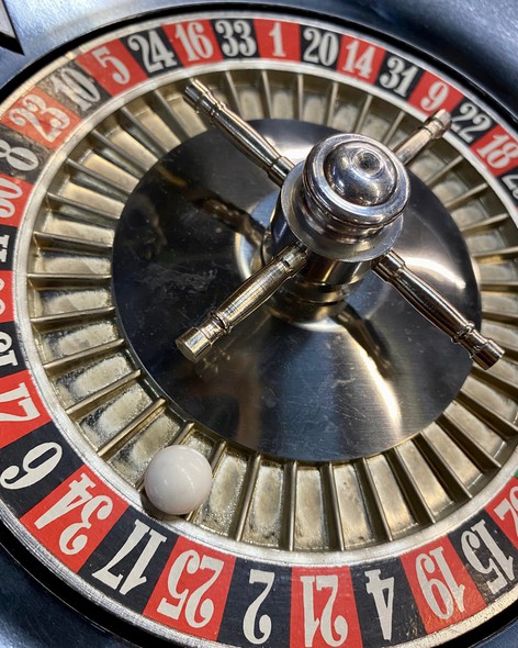 Antique game table "Casino"