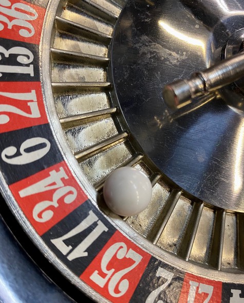 Antique game table "Casino"