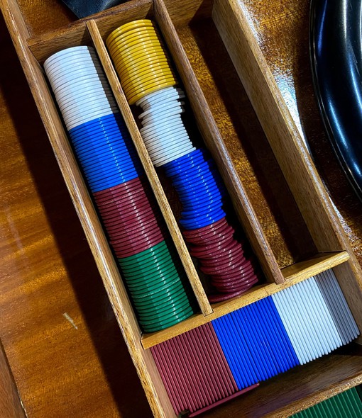 Antique game table "Casino"