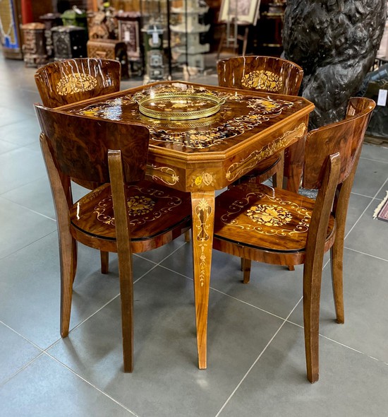 Antique game table "Casino"