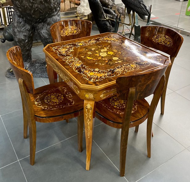 Antique game table "Casino"