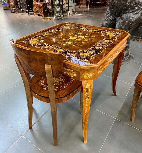 Antique game table "Casino"