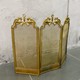 Antique fireplace screen