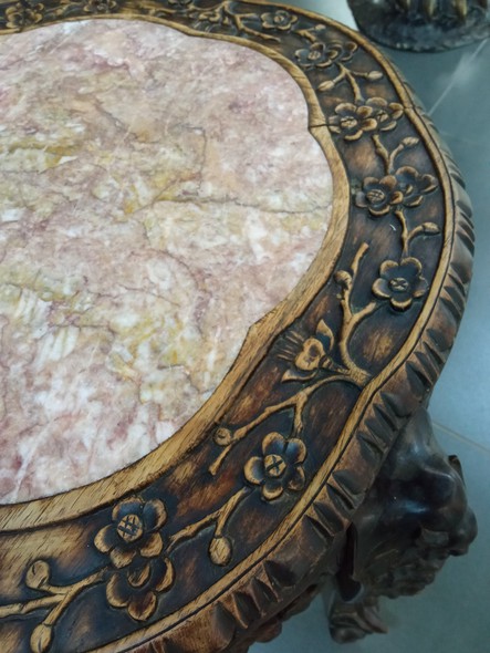 Antique table in oriental style